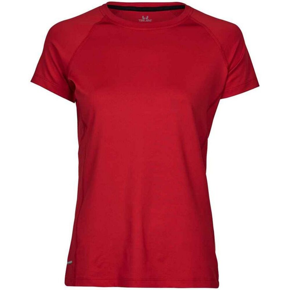 Tee Jays Womens/Ladies CoolDry Sporty T-Shirt / Red